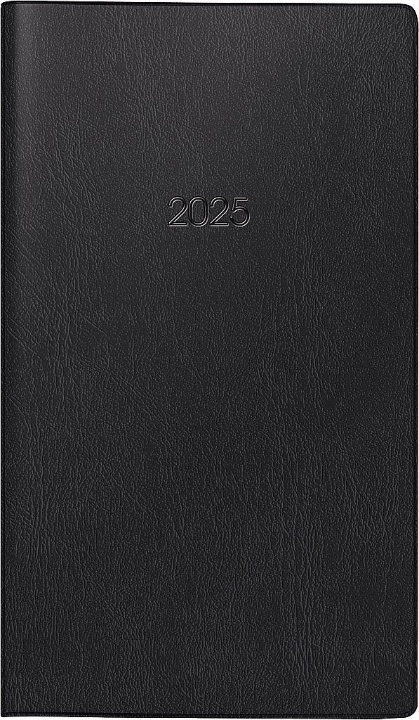Glocken Taschenkalender "Faltkalender" 2025 schwarz Produktbild 1
