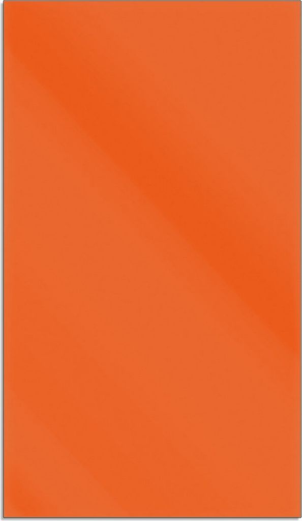 Wallario Herdabdeckplatte aus Glas 1-teilig, Größe 30x52 cm Orange