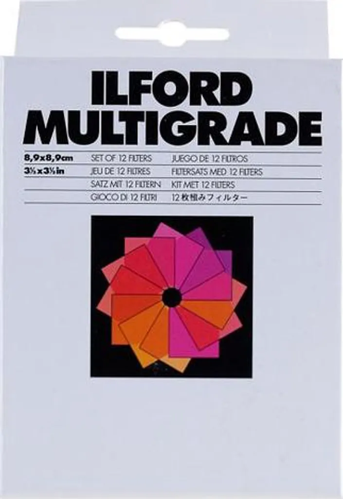 Filtres de Contraste ILFORD Multigrade pour Agrandisseur Photo Argentique