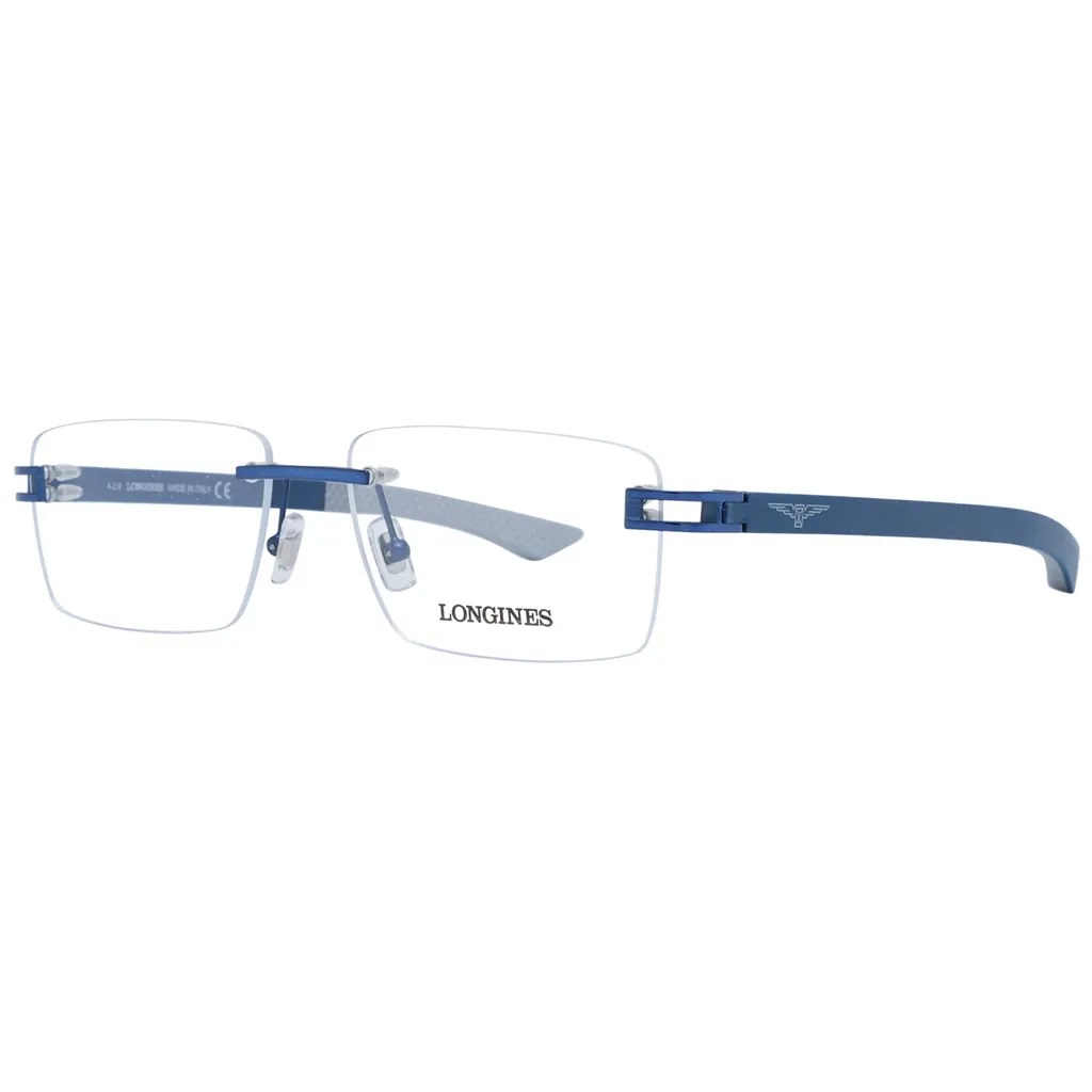 Lunettes de Soleil Homme Longines - LG5006H55090 Bleu Carrée Métal