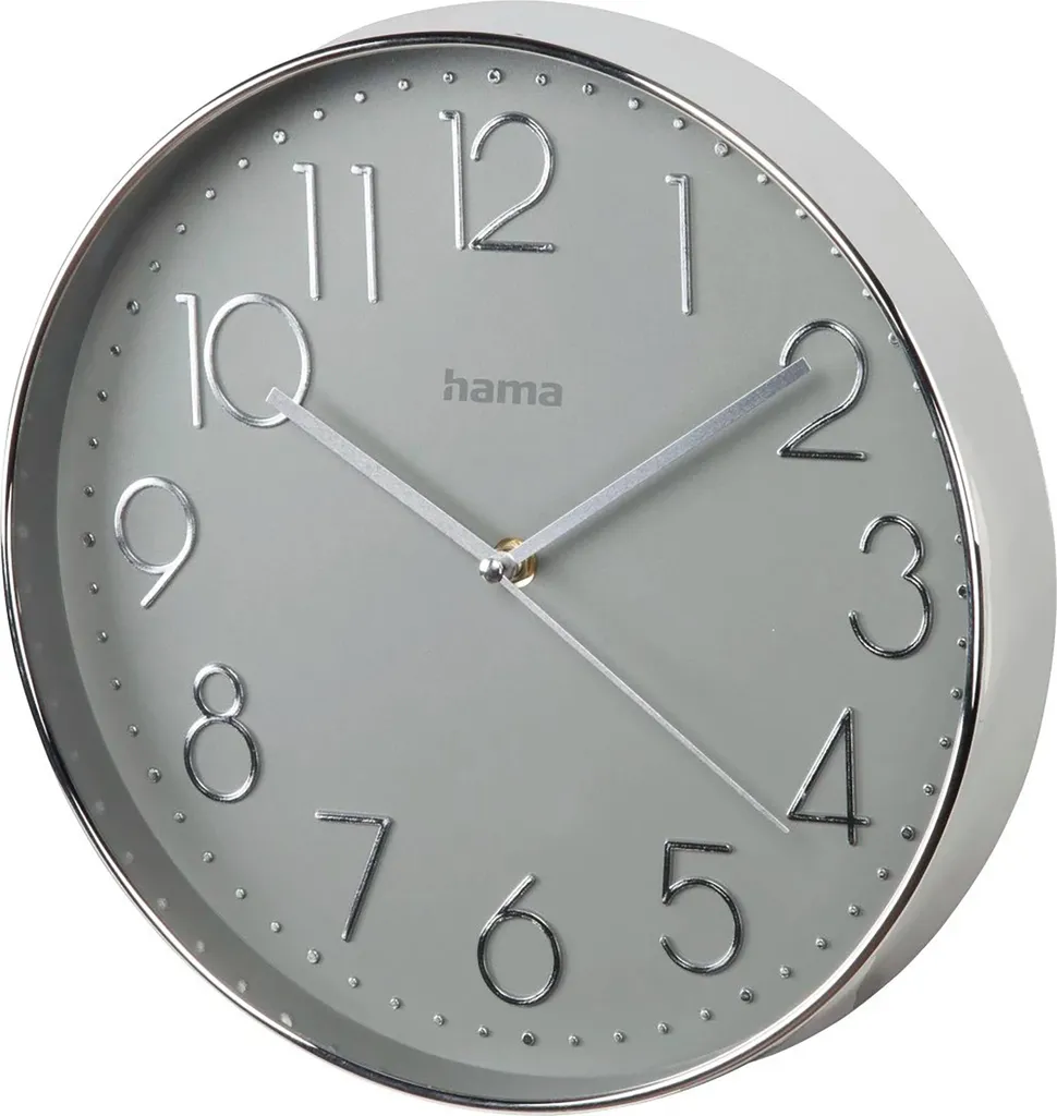 Orologio Parete Design Hama Elegance 30cm - Movimento Continuo Silenzioso
