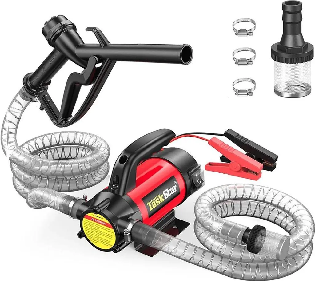 Pompe de transfert de carburant 13 GPM robuste et portable inox 01