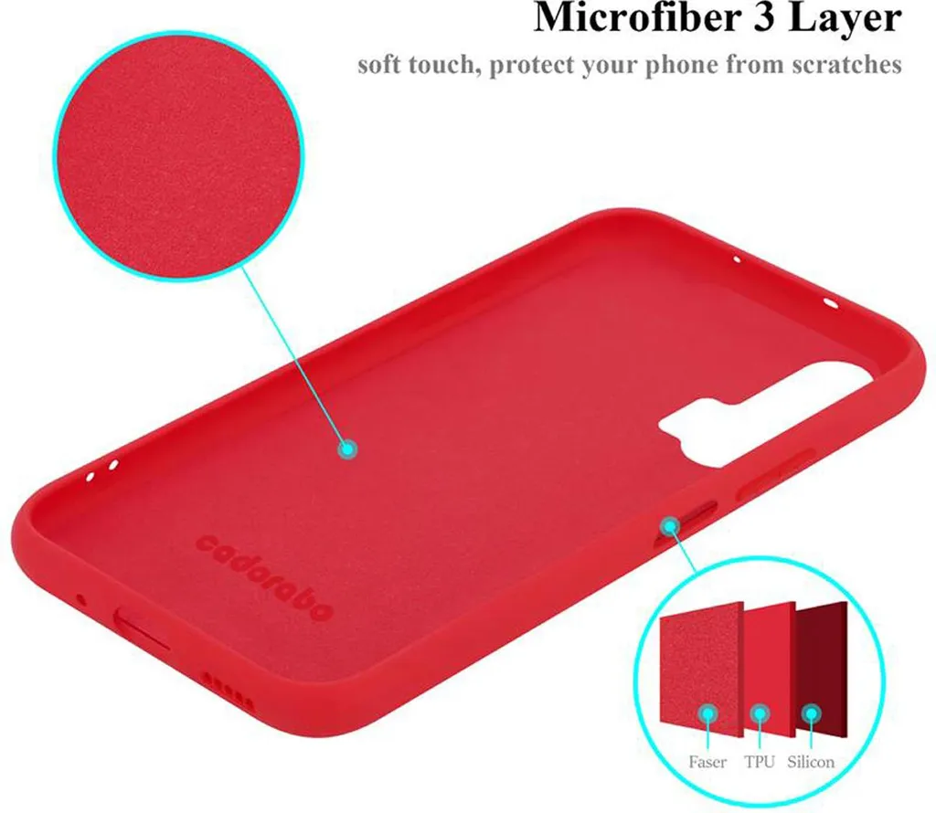 Cadorabo Custodia per Honor P20 PLUS / P20 PRO in CANDY ROSSO - Morbida