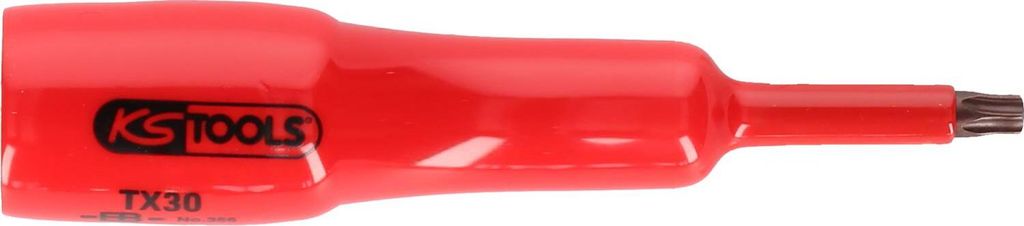 KS Tools 1/2 Bit-Stecknuss mit Schutzisolierung für TX-Schrauben, T60, lang