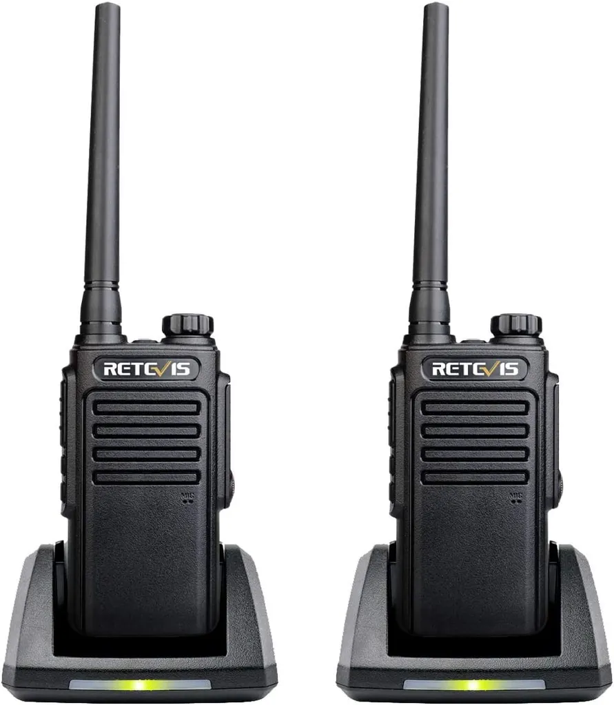 Retevis RT647 Radio Talkie-Walkie Rechargeable IP67 Noir (Pack de 2)