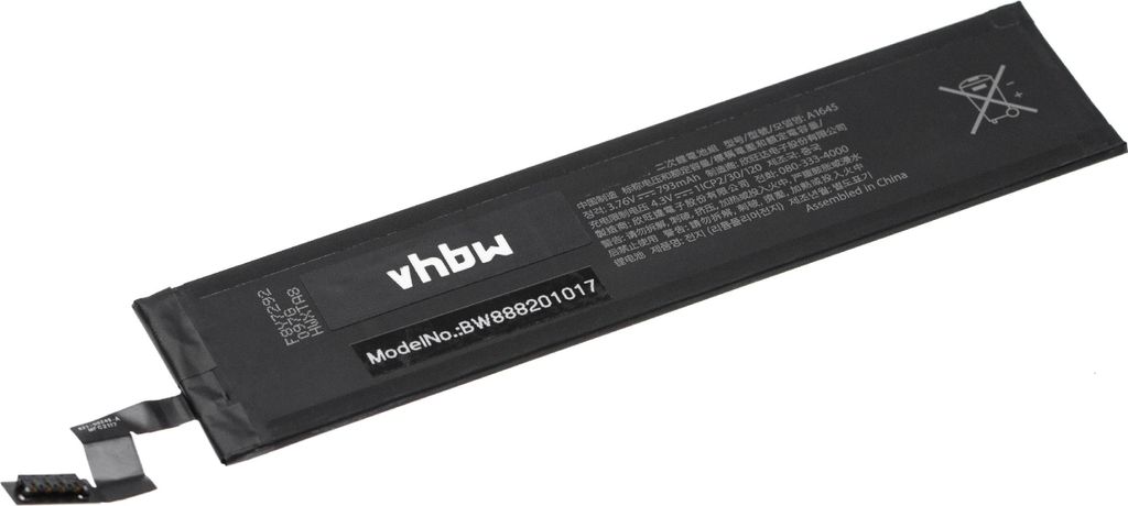 vhbw Akku Ersatz für Apple 020-00461, 020-00460, 821-00249, Produktbild 