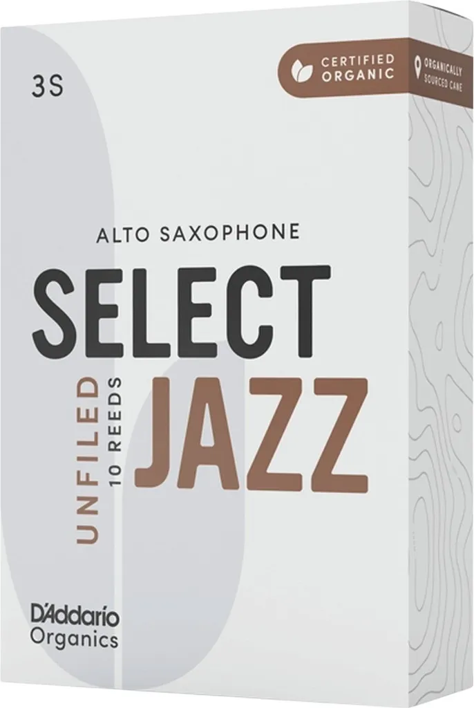 Anche D'Addario Woodwinds Organic Select Jazz 3S Fini les Anches Inégales