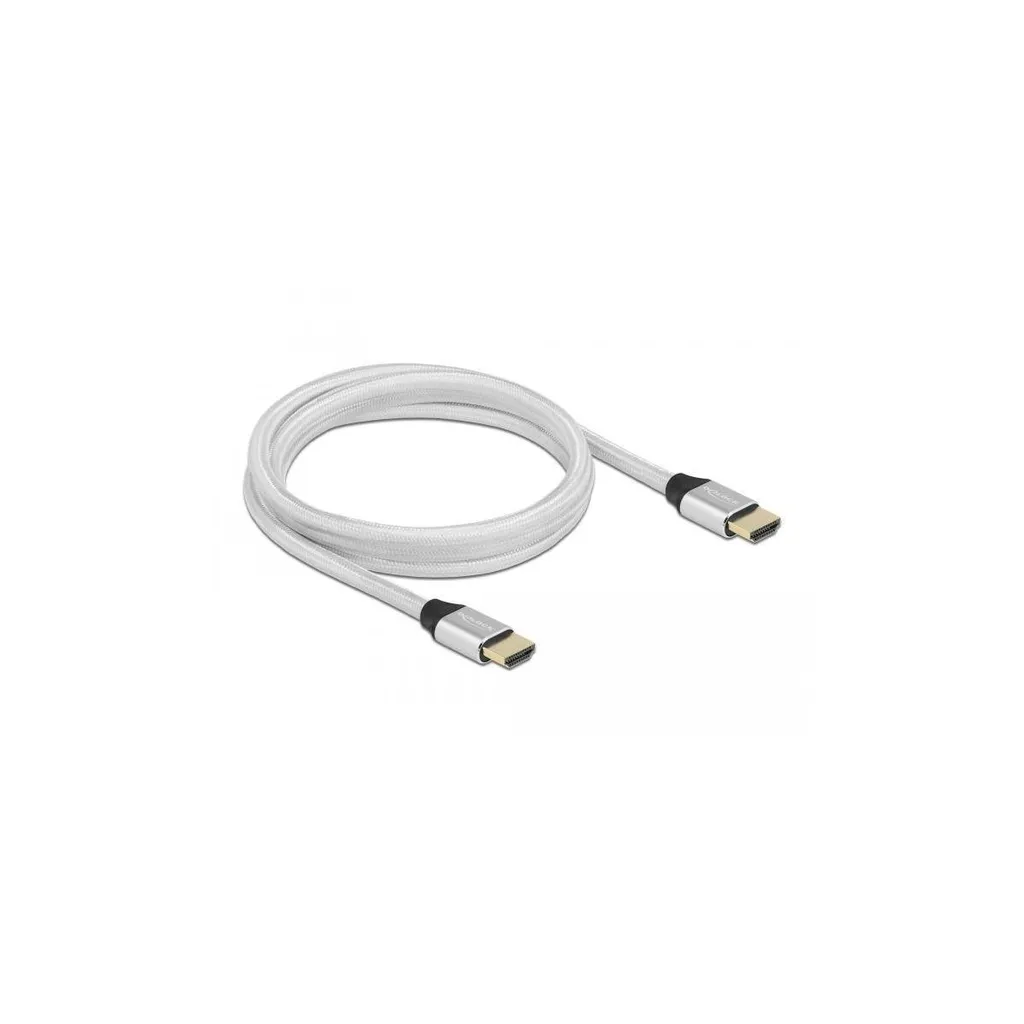 Câble HDMI Gaming 8K Delock 2m pour PS5 et Xbox Series X Argent 48G