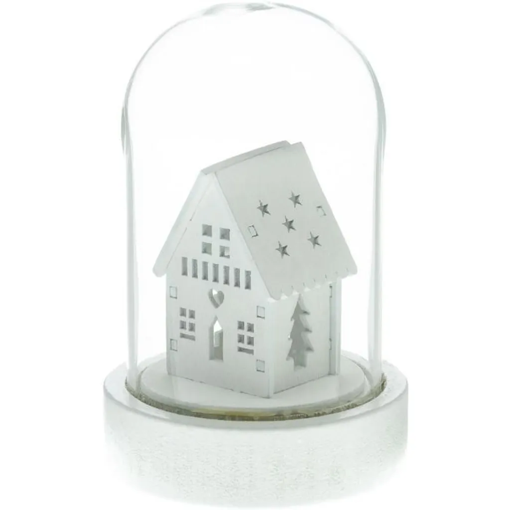 RETLUX RXL 319 Cupola di Vetro Natalizia con Casetta LED Bianca Calda