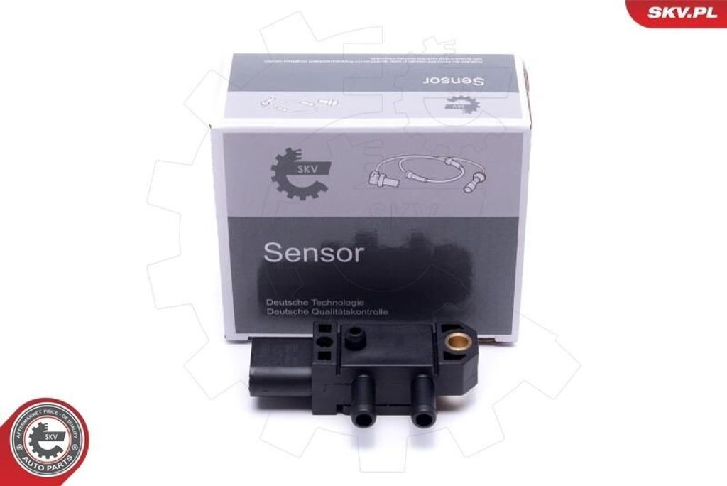 ESEN SKV 17SKV782 Abgasdruck Differenzdrucksensor für VW Golf VII Schrägheck (5G1, BQ1, BE1, BE2) Polo Schrägheck (6R1, 6C1) Golf VII Variant To...