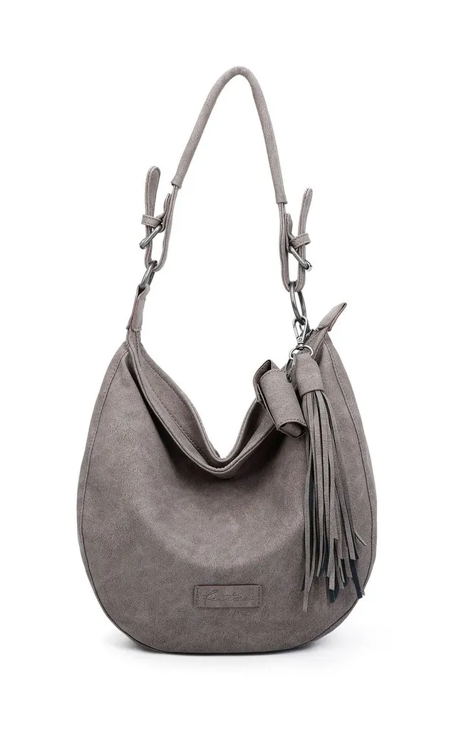 Jakx Lipstick01 Fritzi aus Preußen - Hobo Bag Basalt Marrone Vegan