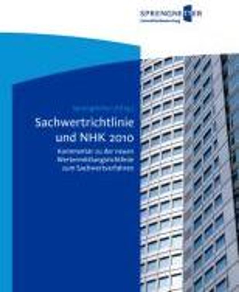 Sachwertrichtlinie und NHK 2010