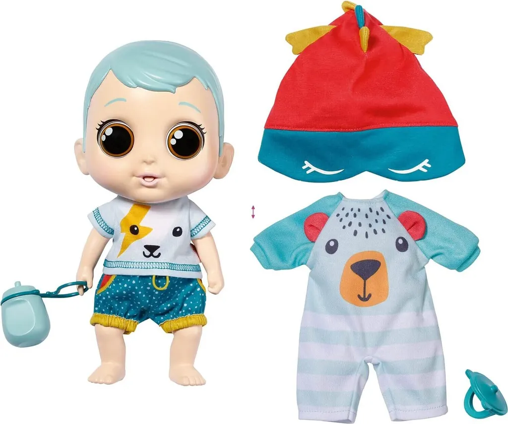 Poupée Réaliste Baby Mika CHOU CHOU 905579 Corps Souple Zapf Creation