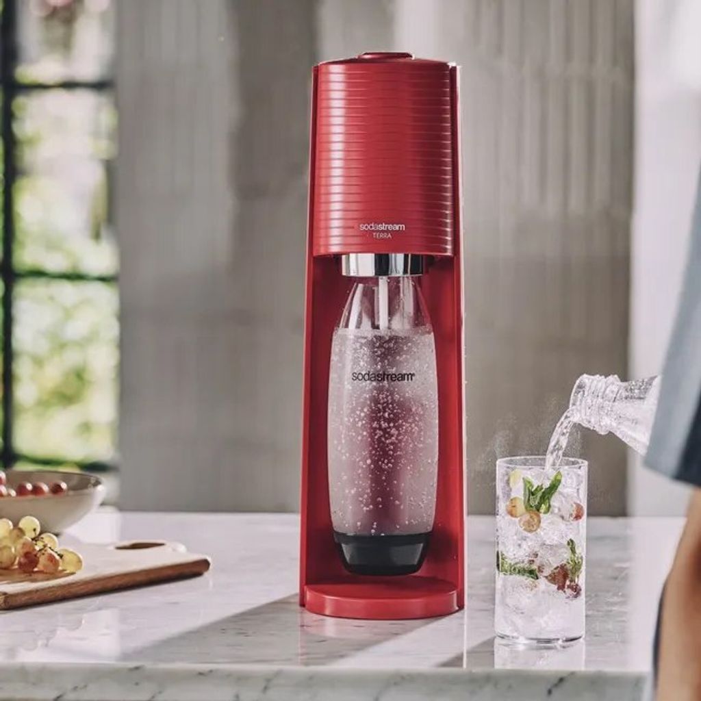 Machine à gazéifier l'eau + 1l bouteille + 1 cylindre - Image du produit 