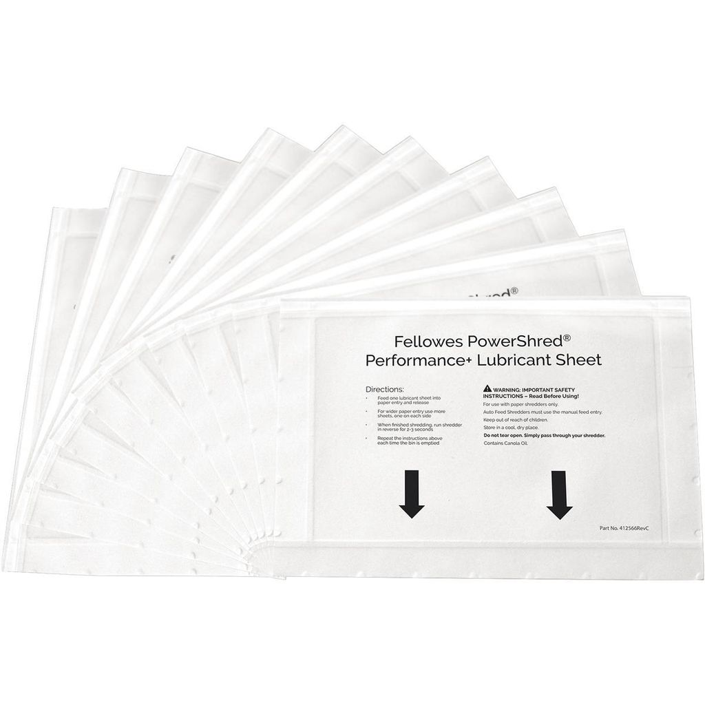 Fellowes POWERSHRED Performance+ Ölblätter 10 Stk., Produktbild 
