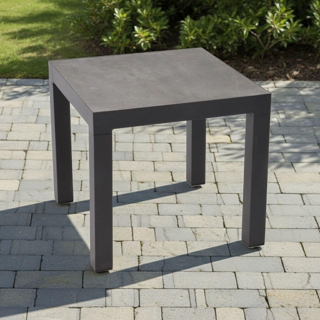 Lesli Living Beistelltisch "Down Town" dunkelgrau 50x50cm Produktbild 