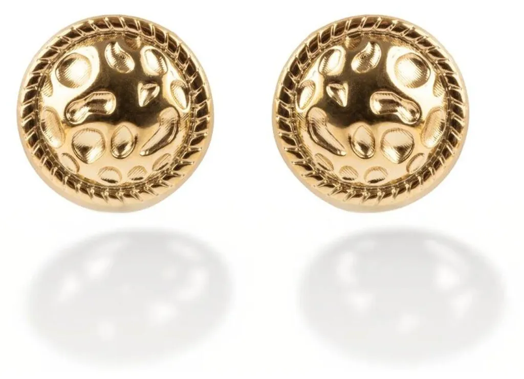 Boucles d'oreilles plaquées or pour soirée et bureau - Modèle Sable