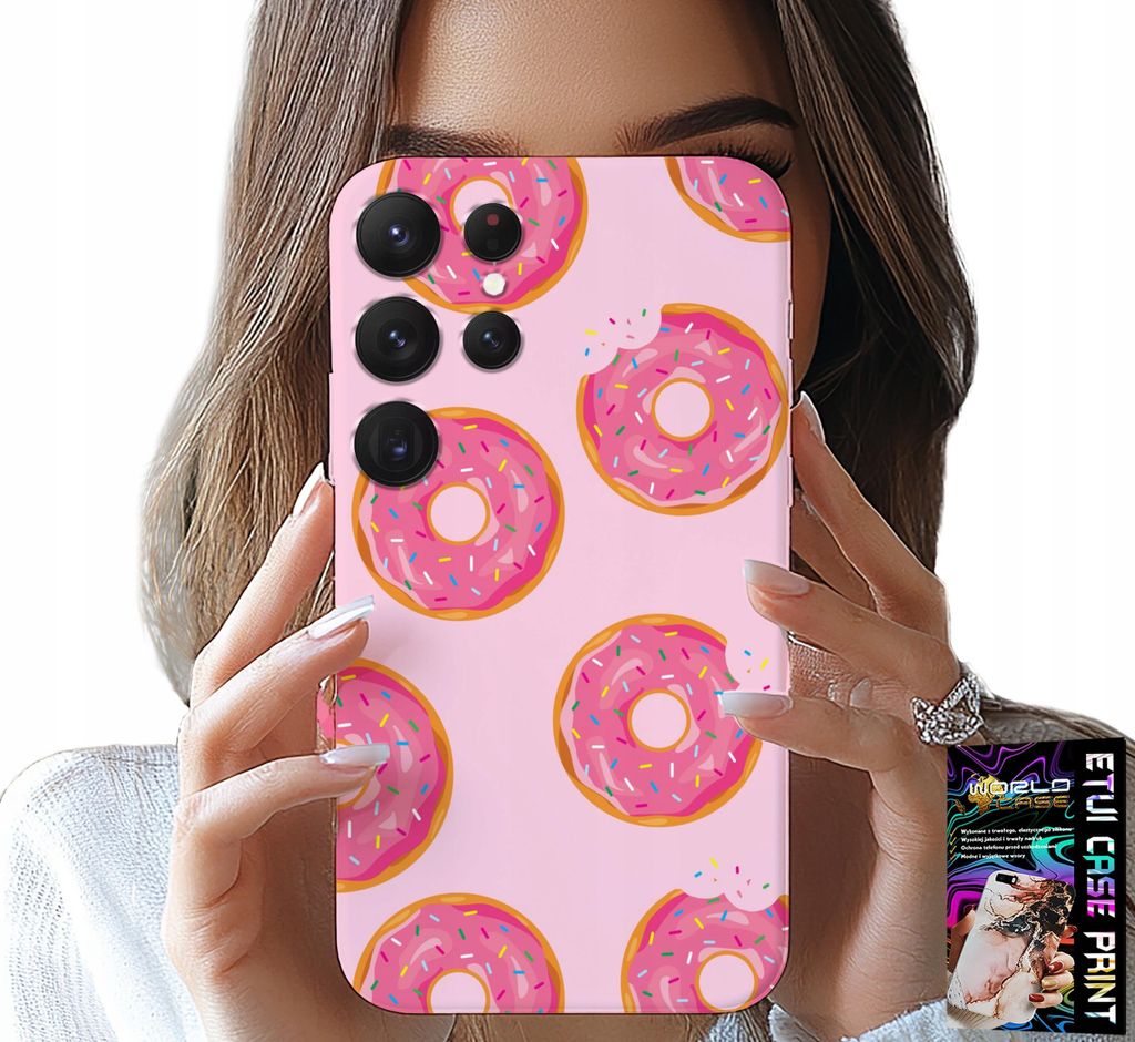 Etui Für Samsung Galaxy S25 Ultra - Design Mit Zuckerüberzogenen Donuts