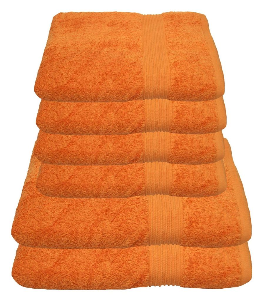 Julie Julsen Handtuch SET 2x 70/140 und 4x 50/100 Julie Julsen Handtuch Farbe:Orange