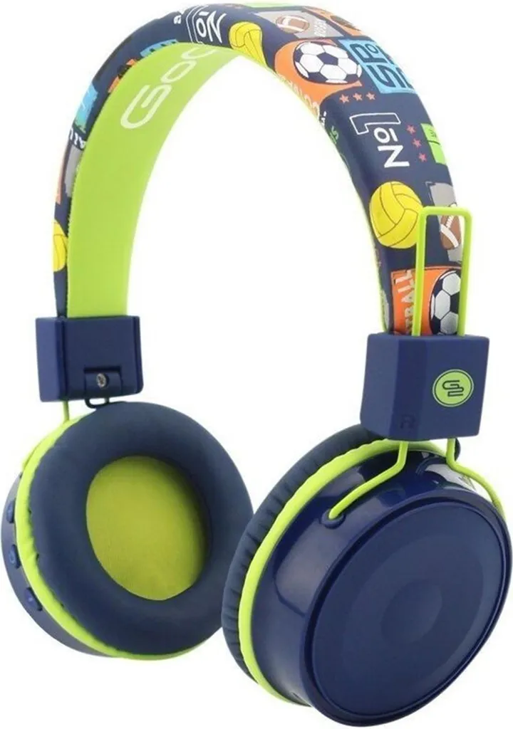 Casque Gogen HBTM 32BL avec Micro Intégré et Autonomie Longue Durée Bleu