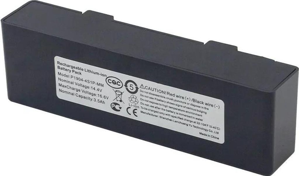 Akku für Saugroboter - Ersatzakku - 14,8V 2600mAh Li-Ion - für Xiaomi 2S Mijia STYTJ02YM - kompatibel mit Haier JX37 - wiederaufladbar