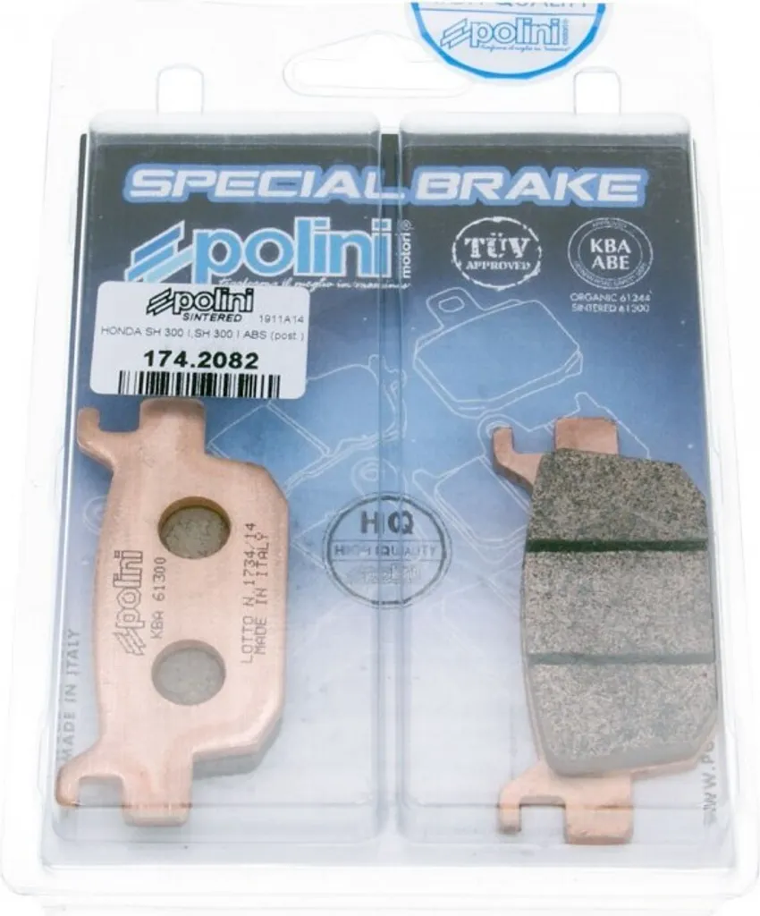 Plaquettes de frein Polini Sinter pour Honda Forza et Jazz NSS 250