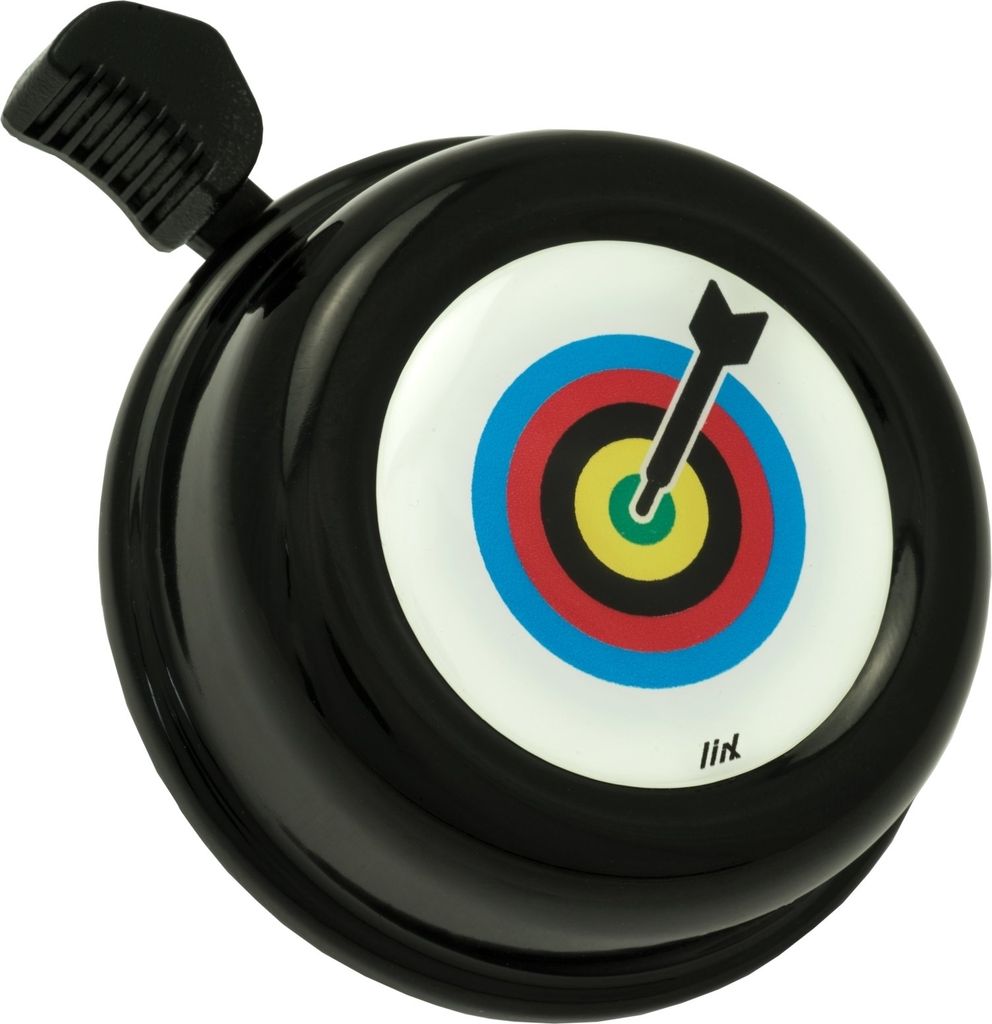 Liix Fahrradklingel Colour Bell , Darts Champion Schwarz Produktbild 