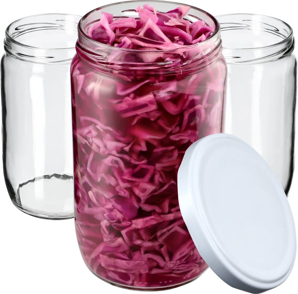 KADAX Pots à confiture avec couvercle "Niva", Pots à Image du produit 