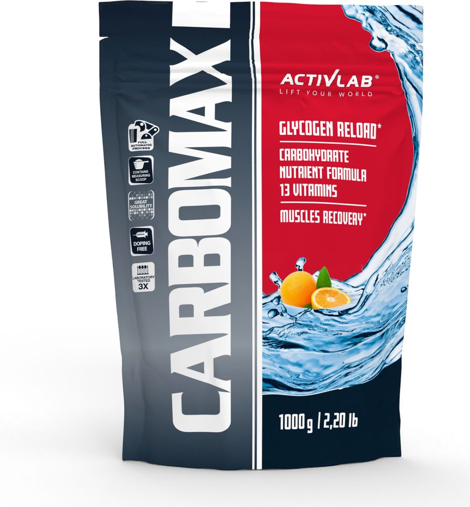 Activlab Carbomax 1000g, Regeneration, Kohlenhydrate, Produktbild 