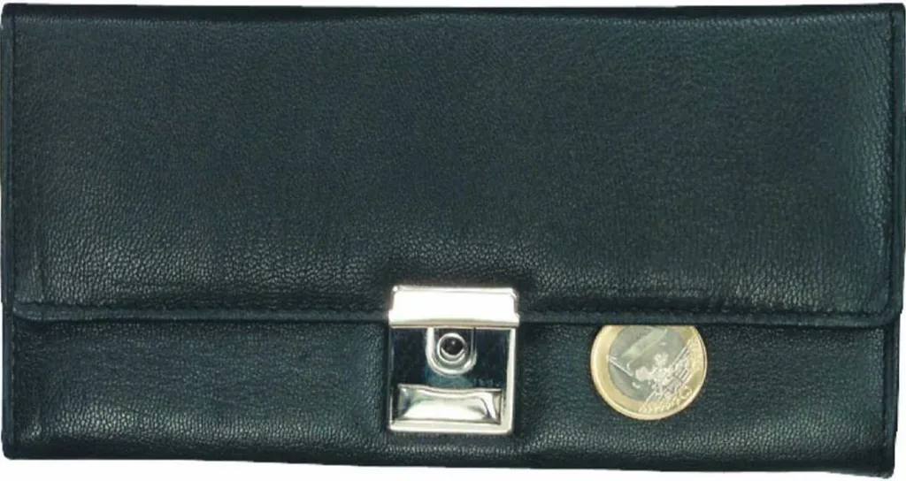 Alassio 42064 Portefeuille Serveur Anti-Perte Monnaie en Cuir Résistant
