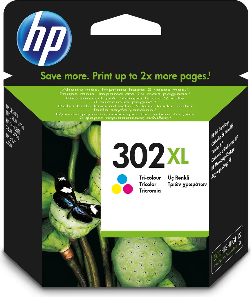 HP 302XL Colore Alta Capacità: Stampe Perfette per Scuola e Foto Famiglia