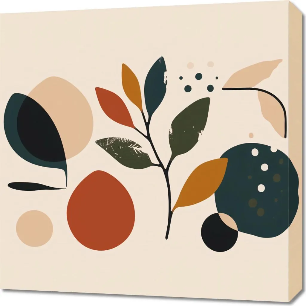 Tableau Jardin de la mélancolie 60 x 60 cm pour Ambiance Zen Bureau
