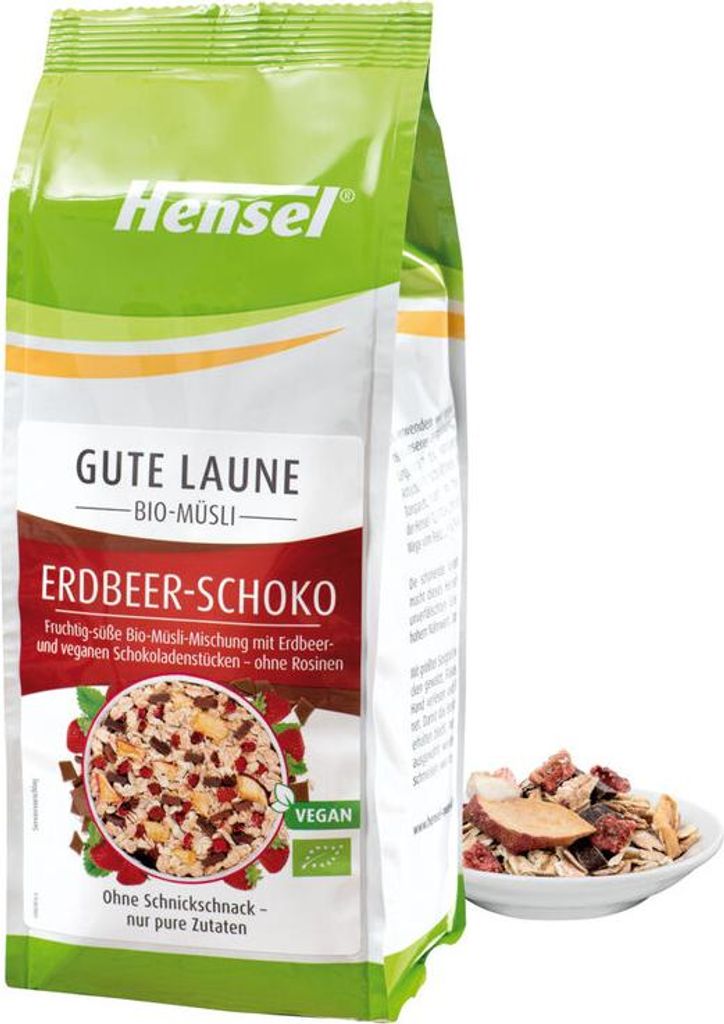Hensel - Reform Gute Laune Müsli Erdbeer Schoko 454g Produktbild 