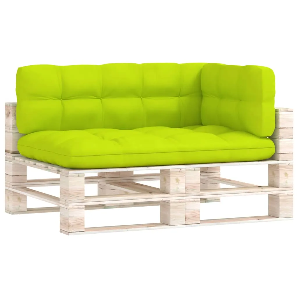 Arredo Pallet Elegante: Set 3 Cuscini vidaXL Verde Chiaro Tessuto - 10