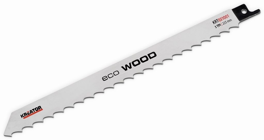 Säbelsägeblätter 2 Stück im Set 225 mm für Holz - 225 mm lang, 3 TPI, für Holz
