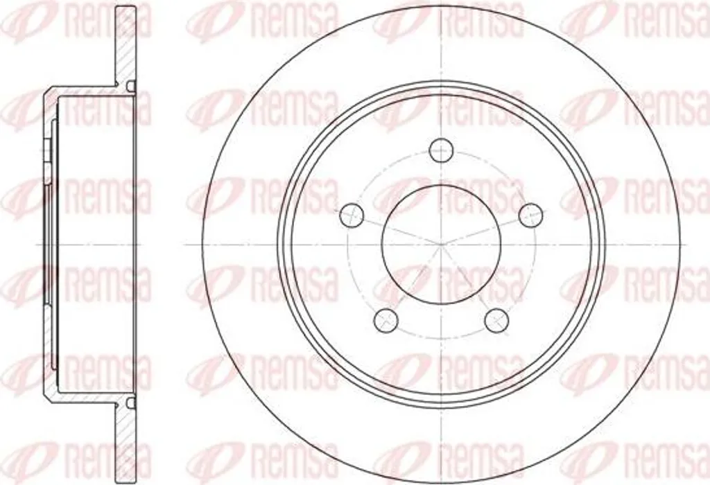 Disque de frein anti-vibration pour Cherokee et Wrangler 6746.00