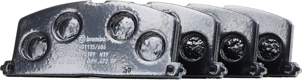 Jeu de plaquettes de frein avant pour Toyota Starlet P9 - Modèle Brembo