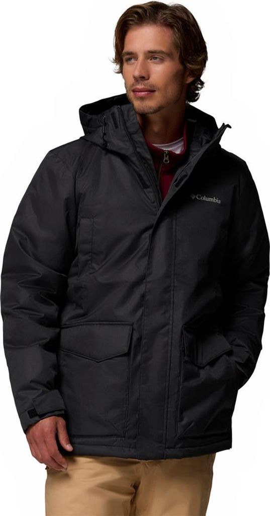 Columbia Pines Lake Parka Schwarz S Mann Schwarz S
