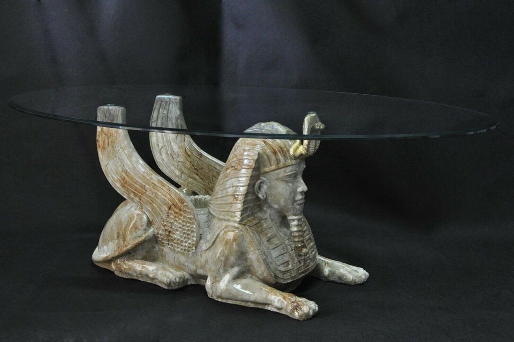 ANTIKES WOHNDESIGN Couchtisch AWD-CT-065 B:120cm H:50cm