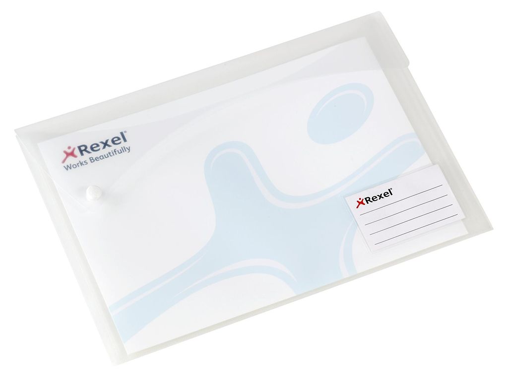 Rexel Xtra Dokumentenmappe Querformat Einstecktasche hinten Produktbild 