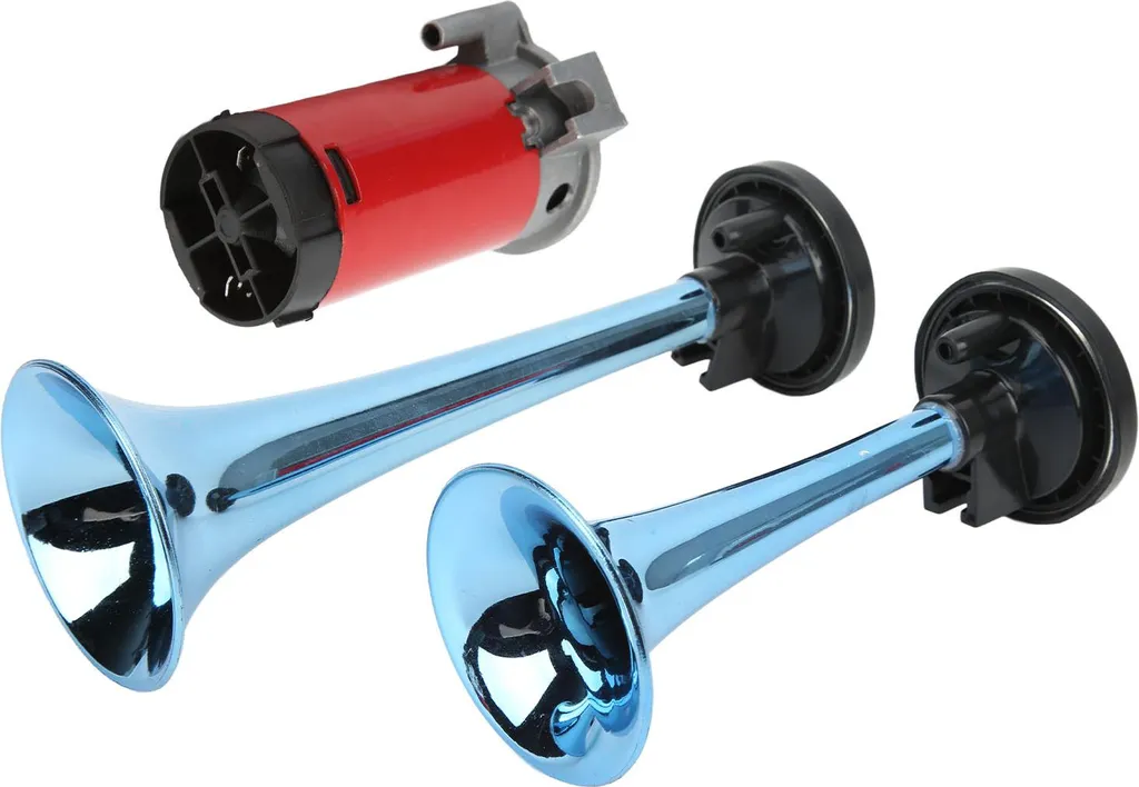 Avertisseur Sonore Double Trompette avec Compresseur 12V pour Tout Véhicule - 3
