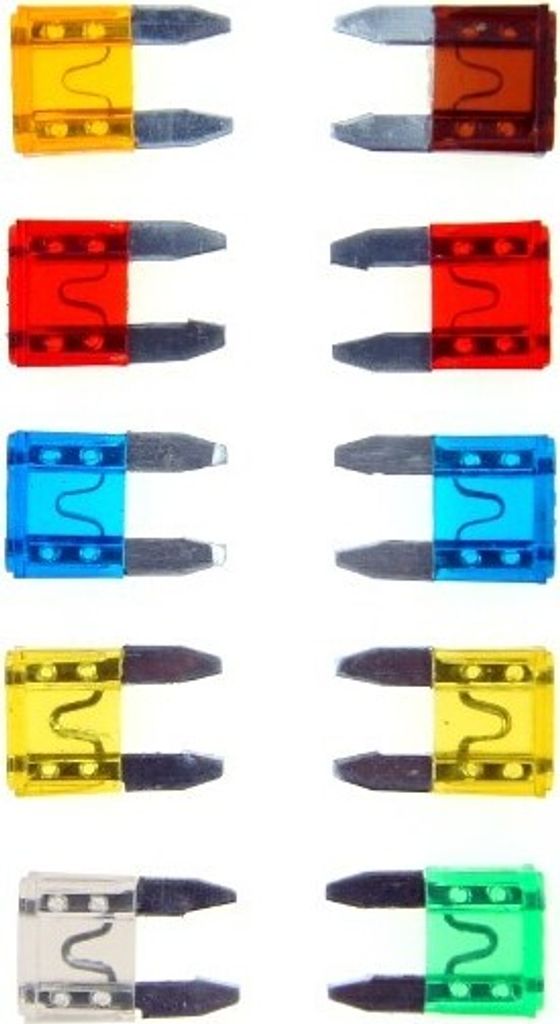 Bezpieczniki płytkowe MINI, blister 10 szt. Zdjęcie produktu 