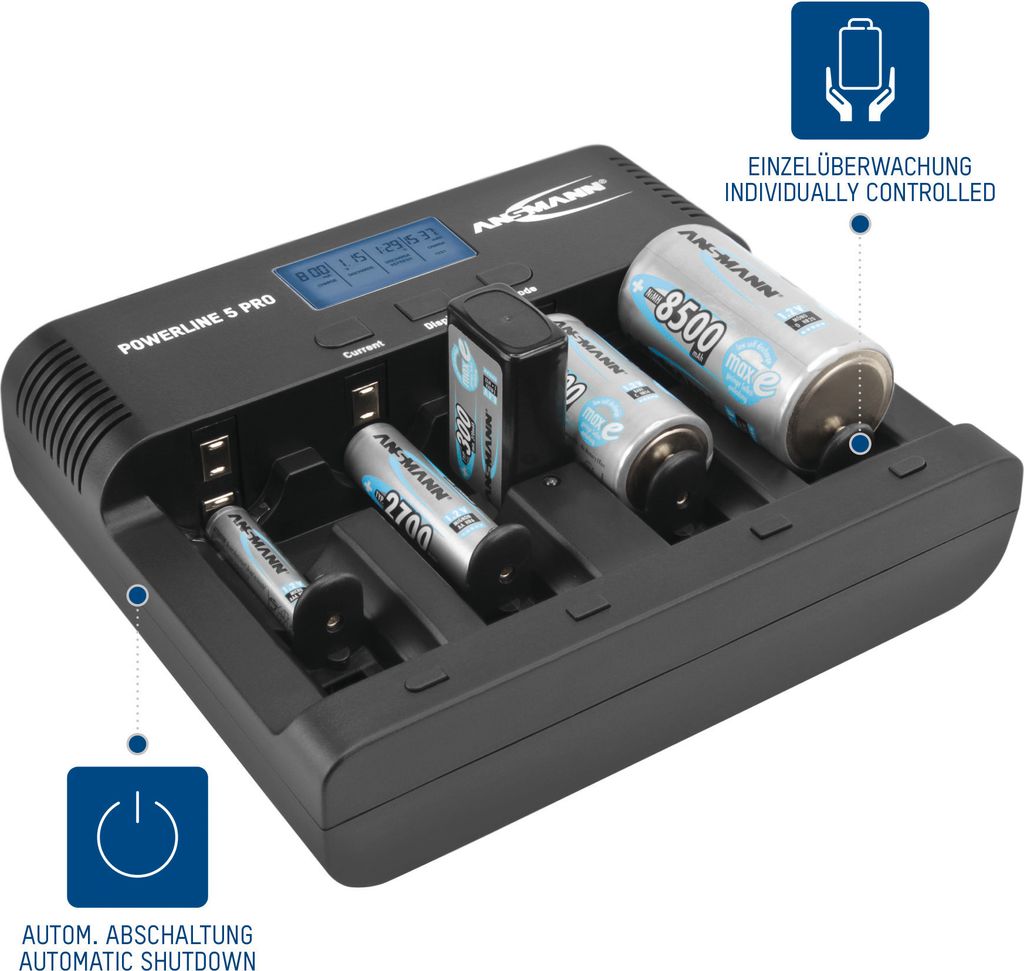 Nabíjačka batérií ANSMANN Powerline 5 Pro Obrázok produktu 9