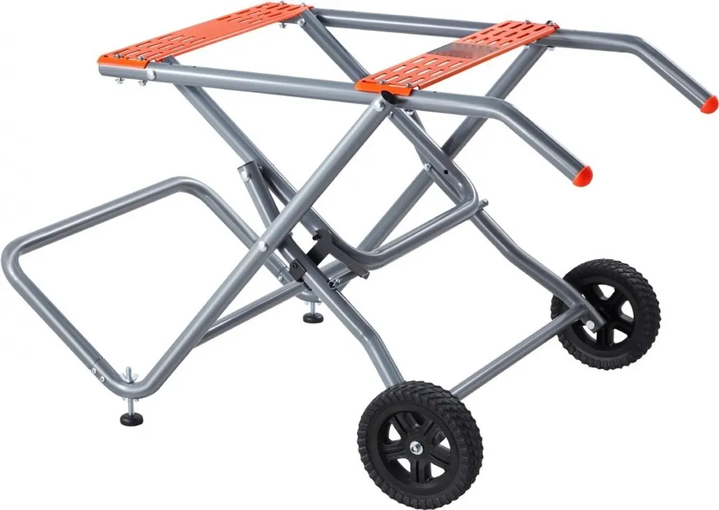 Support de scie circulaire de table pliable avec roues - Charge 158kg