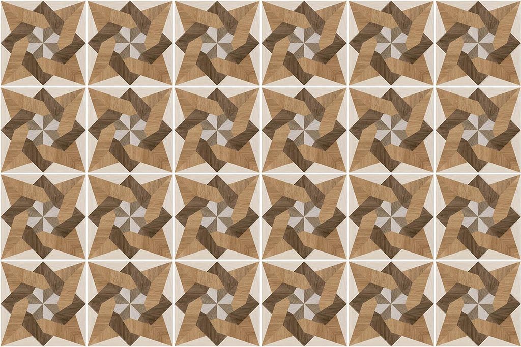 Fliesenaufkleber 15x15 cm – 24 Stück – Selbstklebend – Wasserfest – Pflegeleicht – Hitzebeständig – Für Küche & Bad – Holzsterne