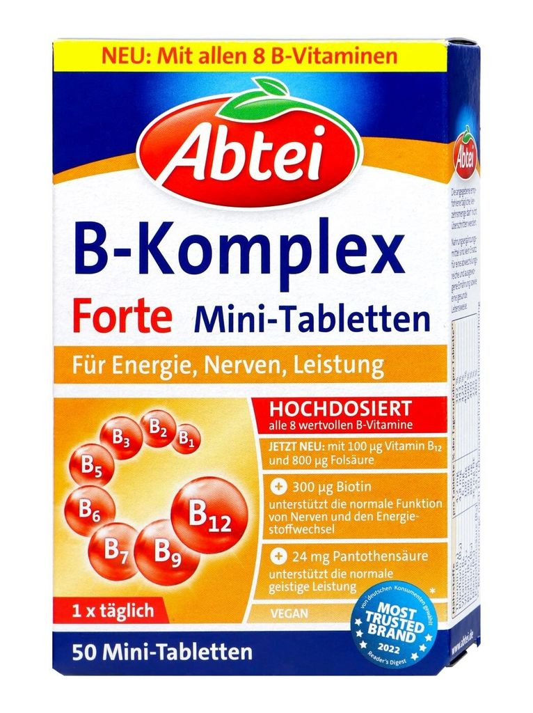Abbey B-Complex Forte 50ST 11,6g Immagine del prodotto 