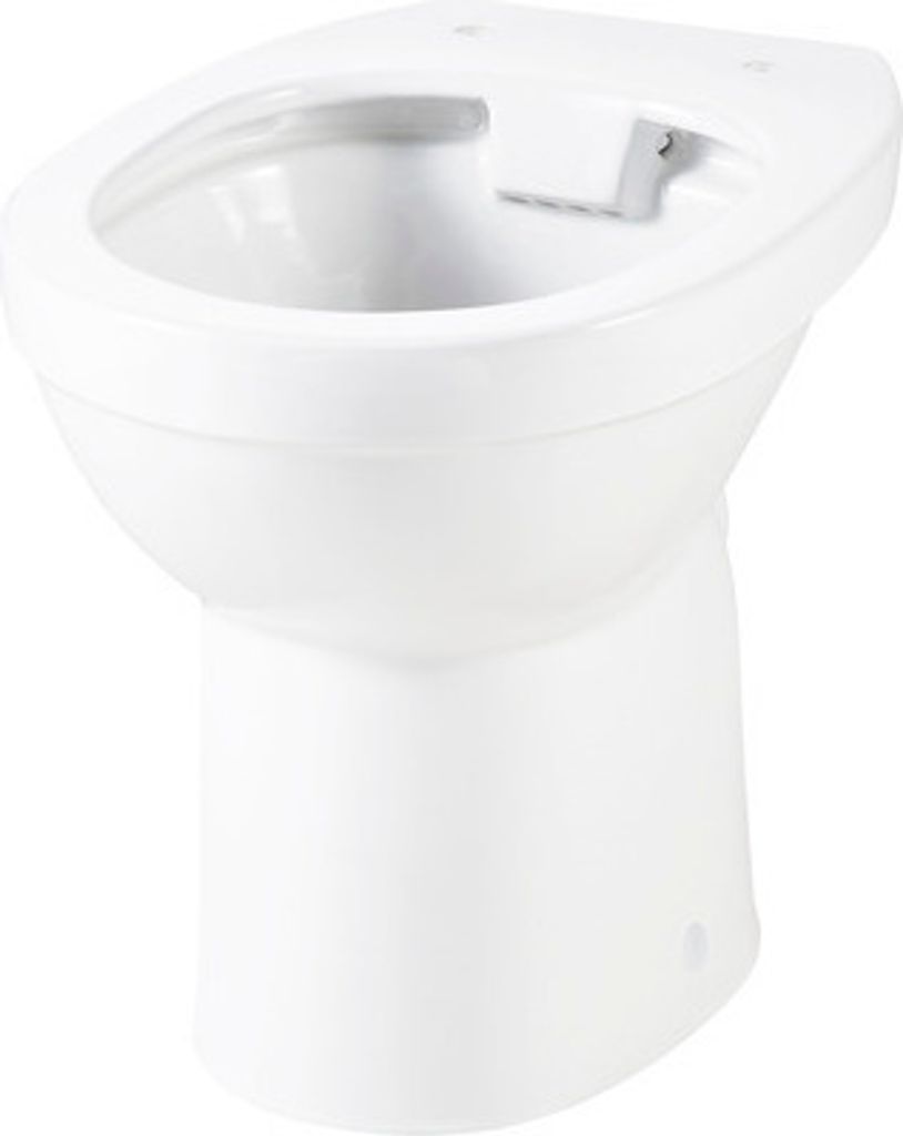 form&style Stand-WC LOMBOK Tiefspüler offener Spülrand weiß glänzend ohne WC-Sitz