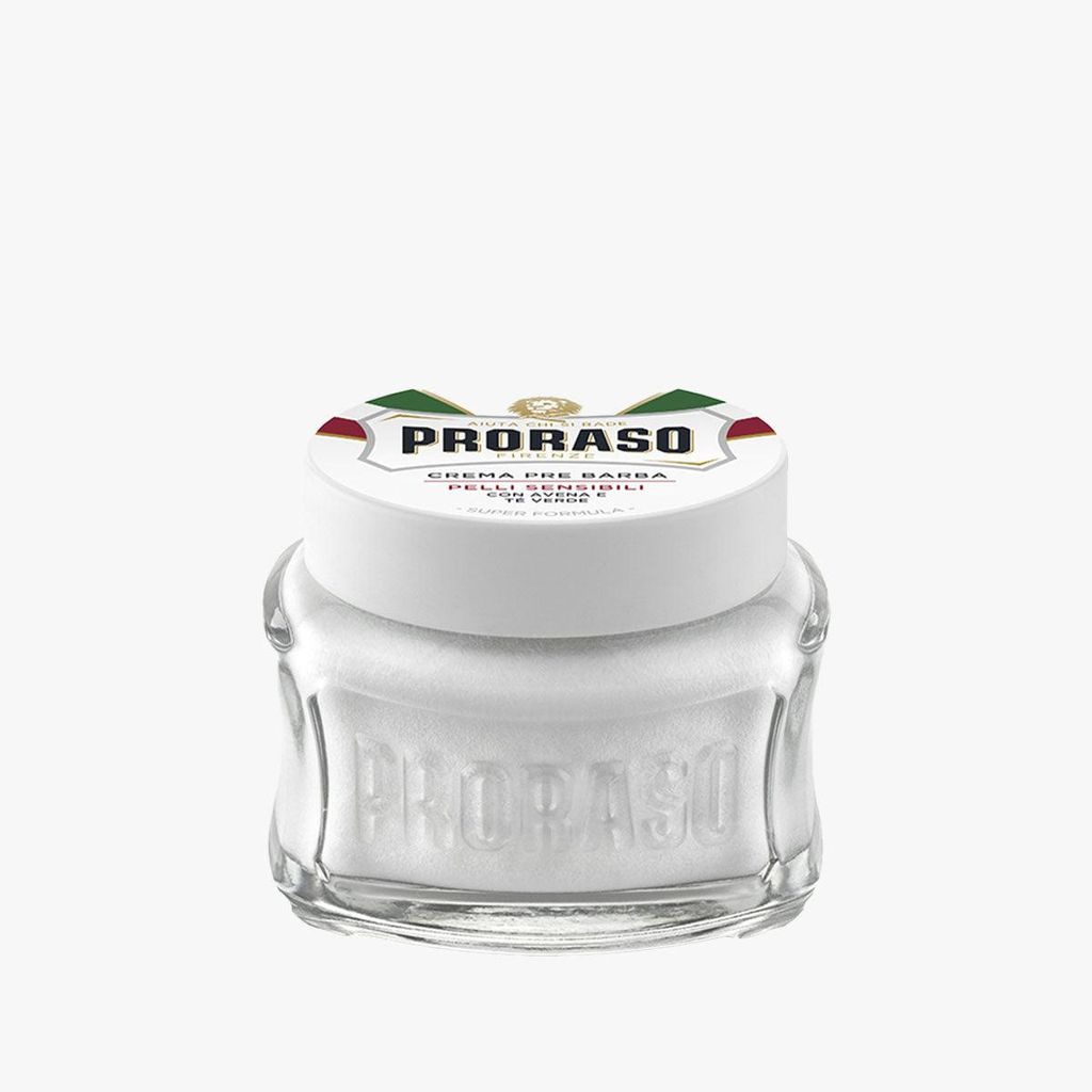 Proraso Preshave Cream White Sensitive 100Ml (3.6Oz) Produktbild 