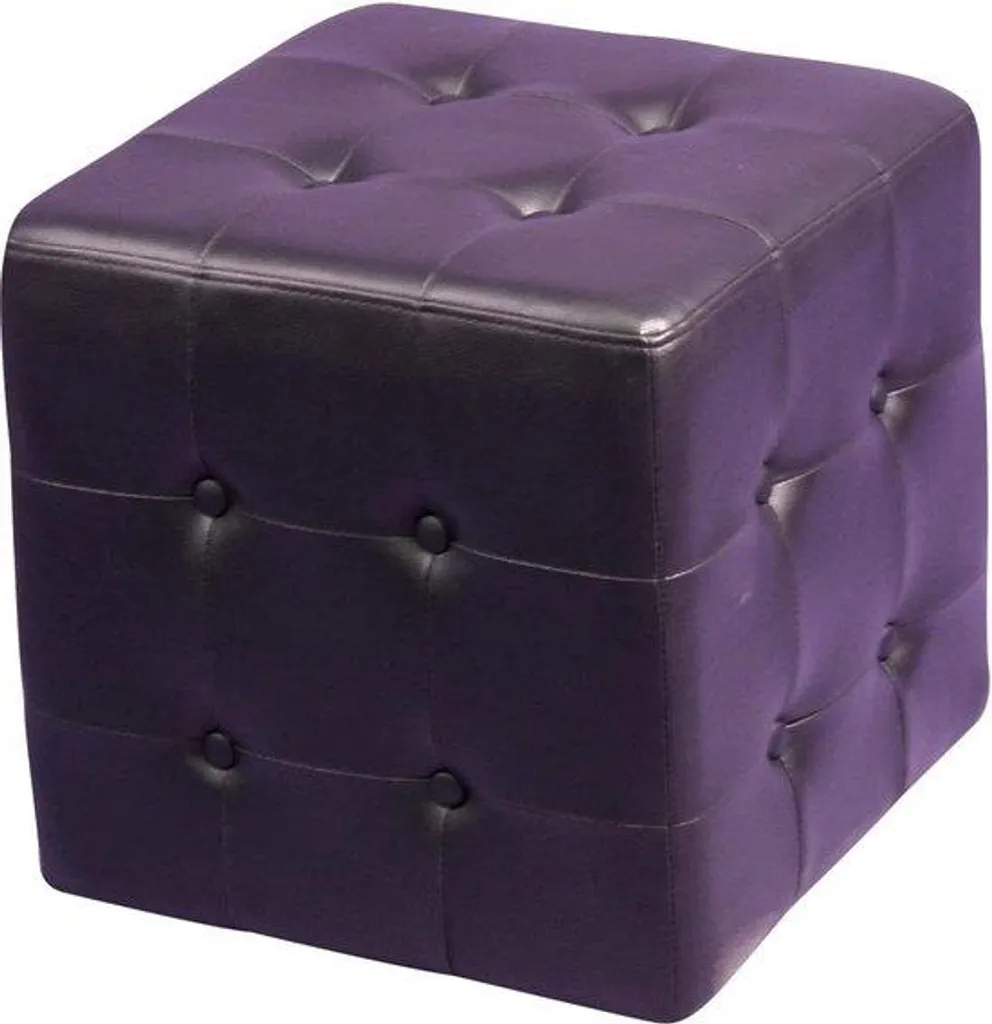 Coffre de rangement pliable et amovible, pouf assise confort de salon