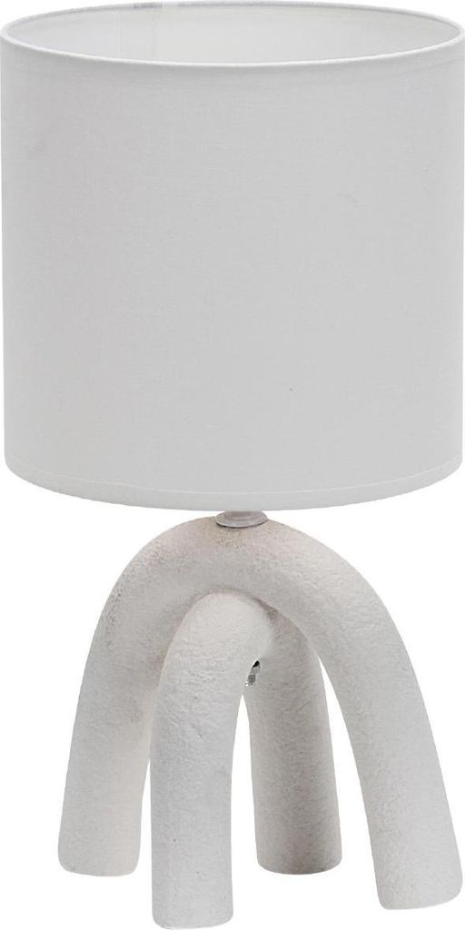 Luxus - Tischlampe Madrid - Grau - Grijs - H32xØ17 - Armatur E14 - Keramik